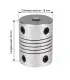 Acople Flexible Aluminio 5x10mm L25mm | CNC y 3D