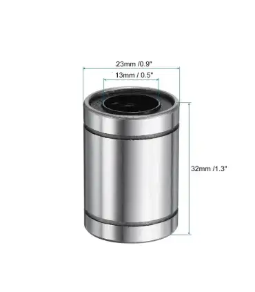Rodamiento Lineal LM13UU para Eje de 13mm | Merkatronix