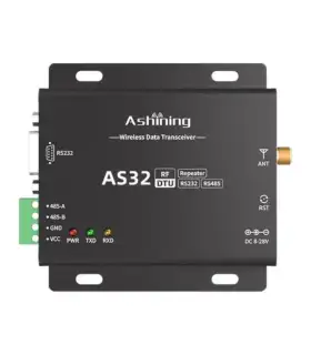 Radio Modem LoRa 433Mhz RS232 RS485 Modbus 3km - AS32-DTU-100