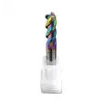 Fresa Para Corte Aluminio Carburo De Tungsteno Azulado 6mm