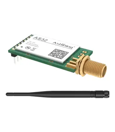 Modulo LoRa AS32-TTL-100 433MHz con antena SMA incluida