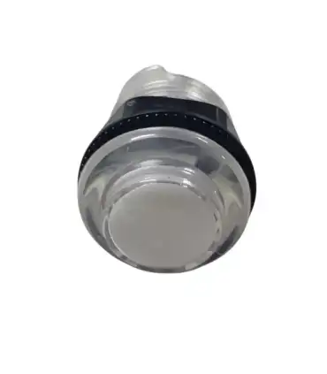 Botón Pulsador Arcade 28mm Transparente | Merkatronix