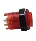 Botón Pulsador Arcade 28mm Rojo | Merkatronix