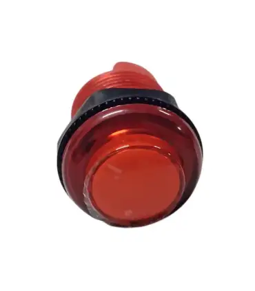 Botón Pulsador Arcade 28mm Rojo | Merkatronix
