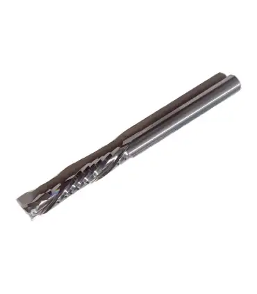 Fresa Compresión 8mm 2 Flautas L100mm para CNC | Merkatronix