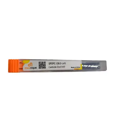 Fresa Compresión 8mm 2 Flautas L100mm para CNC | Merkatronix