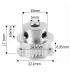 Polea Correa Gt2 30 Dientes Eje 5mm Ancho 6mm | Merkatronix