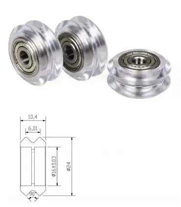 Rodamiento 625zz Perfil De Aluminio 2020 2040 - Merkatronix