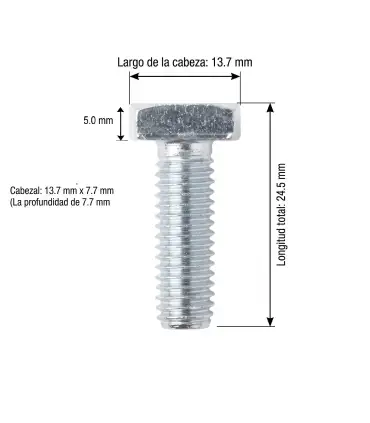 Tornillo Cabeza De Martillo Perfil 4040 - 3838 M8 - Merkatronix