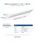 Platina de Aluminio 4 Pulgadas x 1/2 x 700mm | Merkatronix