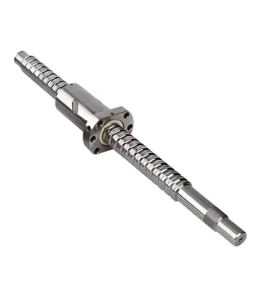 Tornillo de bola recirculante SFU2510 x 500mm maquinado + tuerca