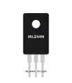 Transistor Mosfet IRLZ44N TO-220F Nivel Lógico 55V