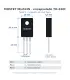 Transistor Mosfet IRLZ44N TO-220F Nivel Lógico 55V