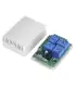 Módulo Receptor Rf 433mhz 4 Canales Con Relé 12v + Caja - Sin Control