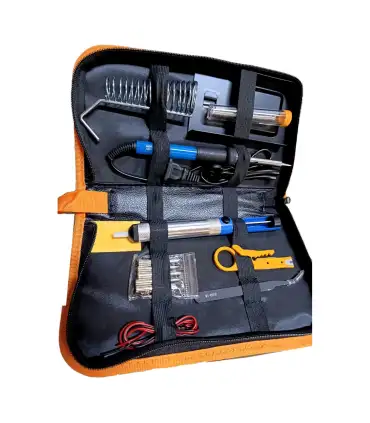 Kit De Soldadura Cautín Regulable 60W + Estuche + Accesorios
