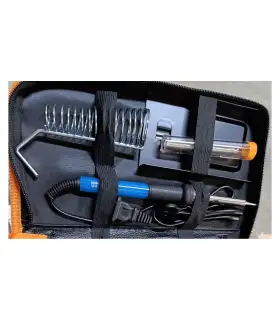 Kit De Soldadura Cautín Regulable 60W + Estuche + Accesorios