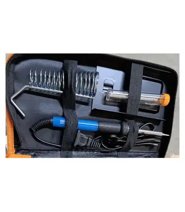 Kit De Soldadura Cautín Regulable 60W + Estuche + Accesorios