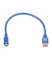 Cable USB A A Tipo C 30cm Para Arduino Nano - ESP32