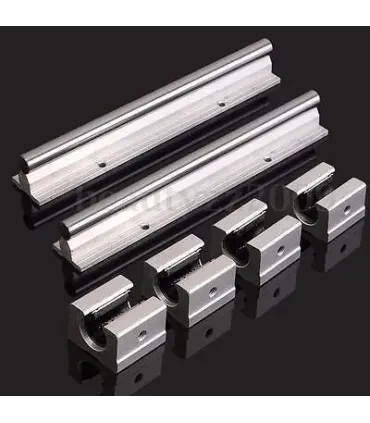 Kit Cnc - Guías Lineales Soportadas Sbr20 X 1200mm - Merkatronix