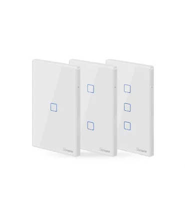 Domotica Suiche De Pared Sonoff Touch RF T2US2C - Merkatronix