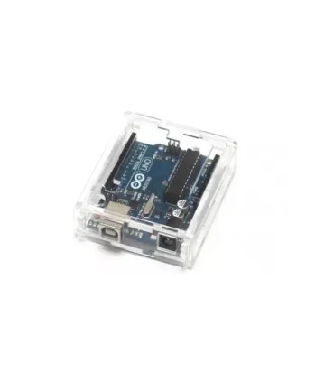 Carcasa Case Caja Para Arduino Uno R3 Transparente - Merkatronix