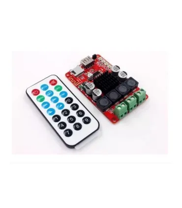 Amplificador De Audio Bluetooth Tpa3116 50w  + 50w - Merkatronix