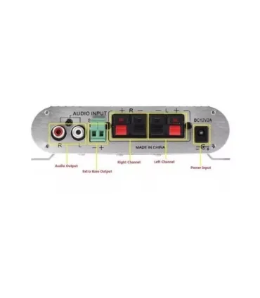 Amplificador De Audio Mp3 Hi-fi 2.1 - Merkatronix