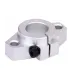 Soporte Eje Lineal 20mm Shf20 - Base Varilla Lisa - Merkatronix