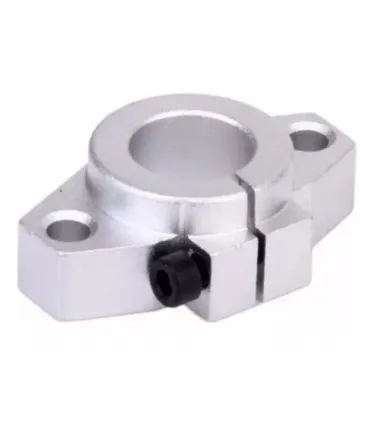 Soporte Eje Lineal 12mm Shf12 - Base Varilla Lisa - Merkatronix