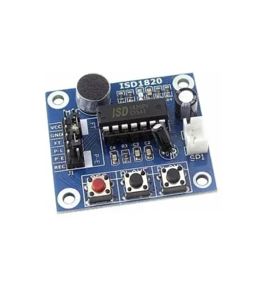 Módulo Grabación Sonido/voz Isd1820 Con Parlante - Merkatronix