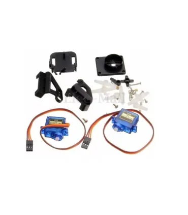 Pan/tilt Mini Plataforma Sg90 Cámara - Sensor - Merkatronix