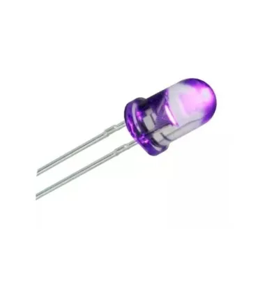 Led Uv 5mm Ultra Violeta -  390-395nm - Púrpura X - Merkatronix