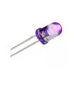 Led Uv 5mm Ultra Violeta -  390-395nm - Púrpura X 10u