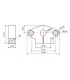 Soporte Eje Lineal 8mm Shf8 - Base Varilla Lisa - - Merkatronix
