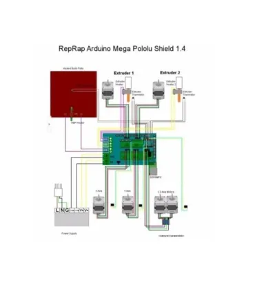 Shield Ramps 1.4 Impresora Arduino Mega - Printer - Merkatronix
