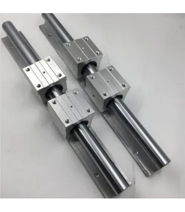 Kit Cnc - Guías Lineales Soportadas Sbr12 X 300mm - Merkatronix