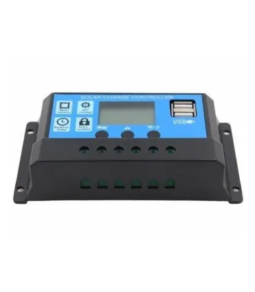 Regulador Controlador Carga Baterías Panel Solar - Merkatronix