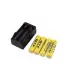 Cargador Doble Batería 18650 Li-ion 110-240 - Merkatronix