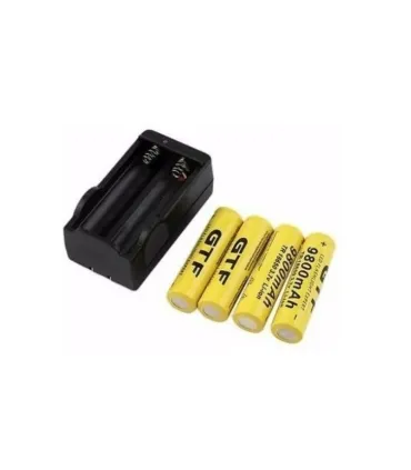 Cargador Doble Batería 18650 Li-ion 110-240 - Merkatronix