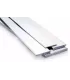 Platina De Aluminio 4 Pulgadas X 1/4 X 500mm - Cnc - Merkatronix