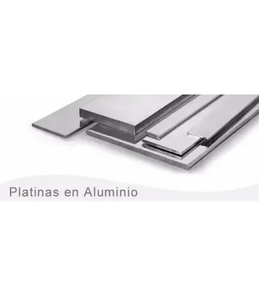 Platina De Aluminio 4 Pulgadas X 1/4 X 500mm - Cnc - Merkatronix