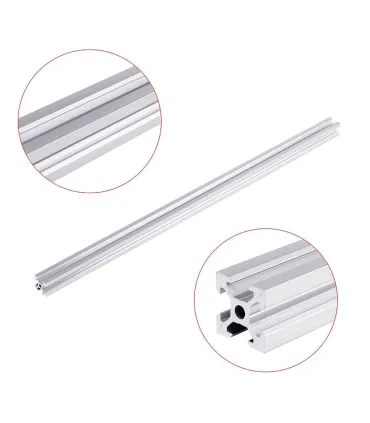 Perfil De Aluminio Estructural 2020  X 1 Metro - Merkatronix