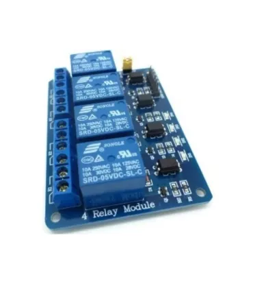 Modulo Rele De 4 Canales Para Arduino - Merkatronix