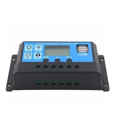 Regulador Controlador Carga Baterías Panel Solar - Merkatronix
