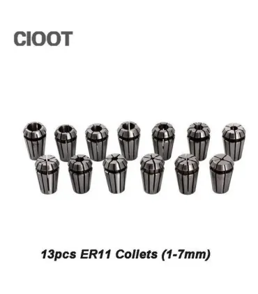 Kit Juego Boquillas Er11 - Collet Chucks Cnc - 13 - Merkatronix