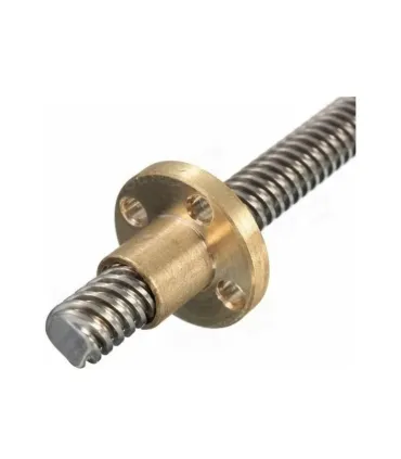 Varilla Roscada Trapezoidal 8mm T8 X 300mm  - 4 - Merkatronix