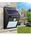 Bombillo Lampara Led Con Panel Solar - Sensor De Movimiento