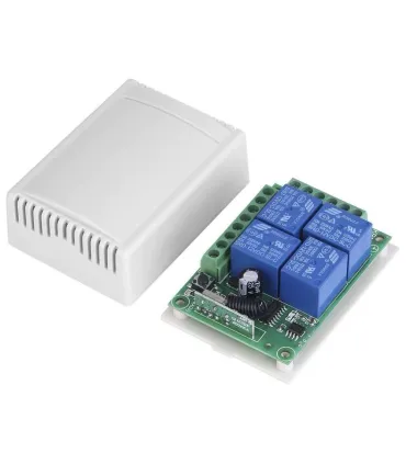 Módulo Inalambrico Rf 433mhz 4 Canales Con Rele +  - Merkatronix
