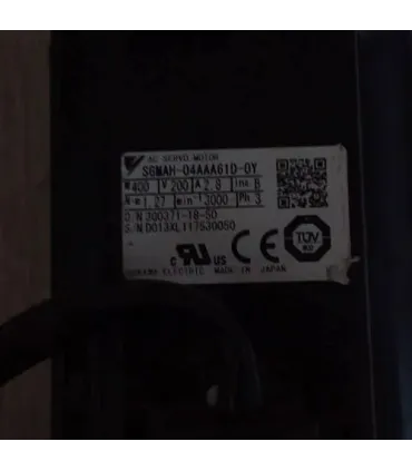 Servomotor Yaskawa Sgmah-04aaa61d-0y - 2.8a - Merkatronix