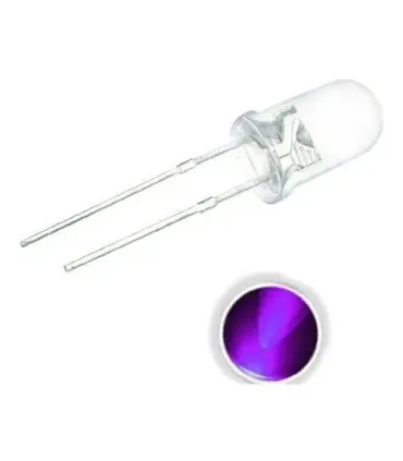 Led Uv Ultra Violeta -  390-395nm - Púrpura X 1000 - Merkatronix